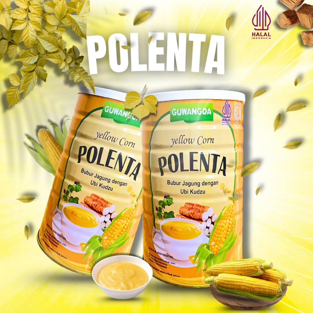 

Oufen Bubur Black Sesame yellow Corn Polenta Bubur Jagung Dengan Ubi Kudzu Makanan Instant 500Gr