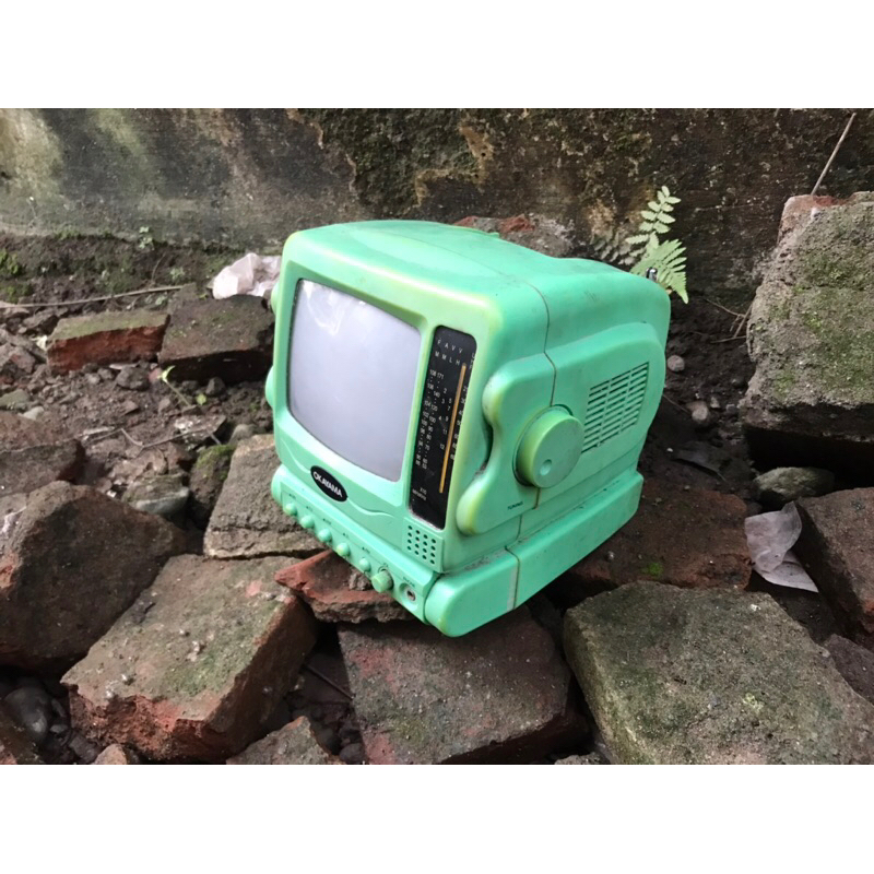 TV Mini Jadul Okayama - Black & White