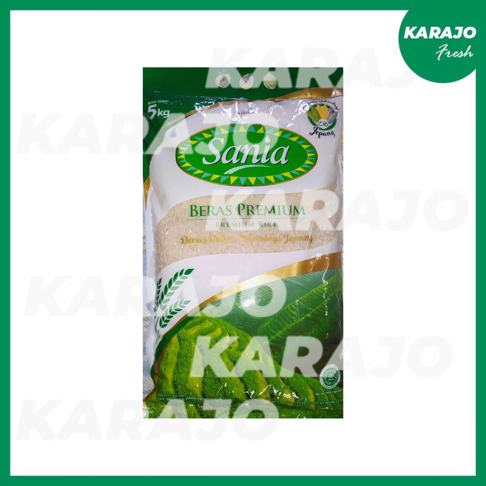 

Beras Premium Sania 5kg Pulen