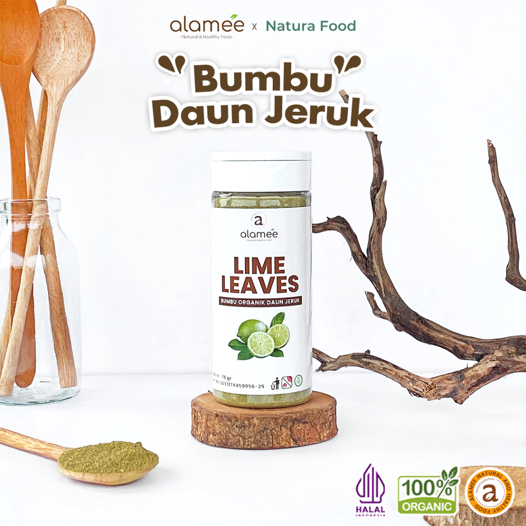 

ALAMEE Bubuk Daun Jeruk Lime Powder Bumbu Instan Dapur Seasoning Organik Tabur