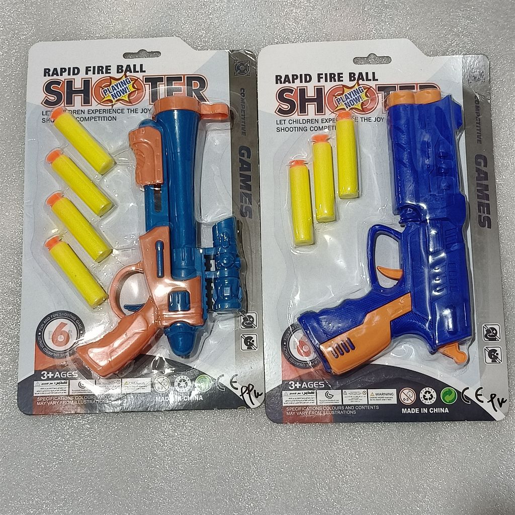 SHOOTER Mainan Pistolan Peluru Karet Busa Tembak Target Terbaru Termurah Terlaris Kado Hadiah Anak P
