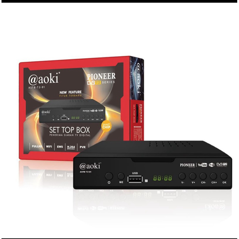 SET TOP BOX-ASTB-T2-01 DIGITAL AOKI