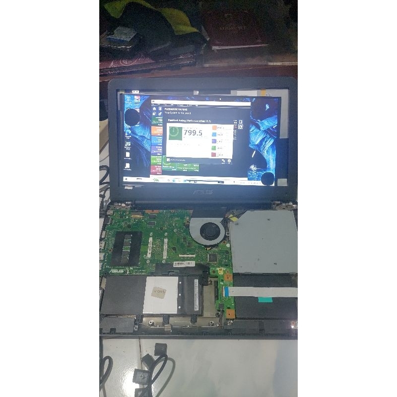 MAINBOARD ASUS X555QG AMD A12-9700P RAM 8GB ONBOARD DUAL VGA