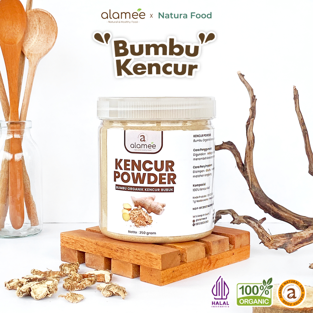 

ALAMEE Bubuk Kencur Seasoning Bumbu Dapur Organik Murni Asli Powder Spice