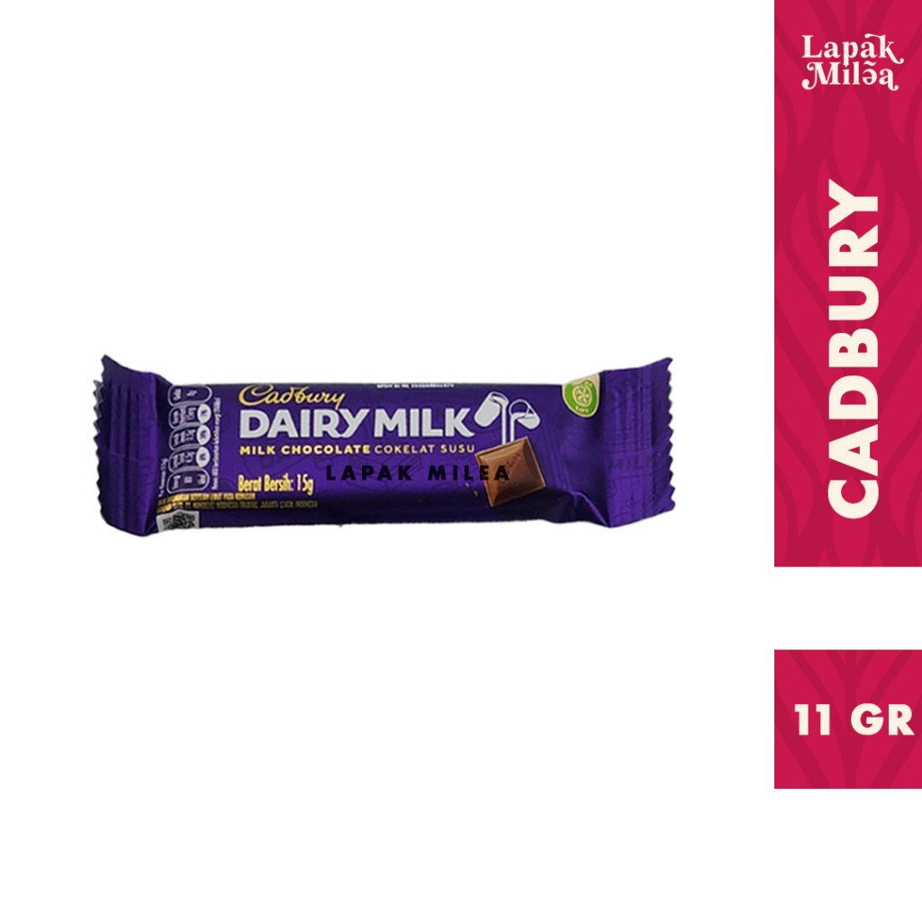 

Cadbury 11 gr Dairy Milk Chocolate Lembut