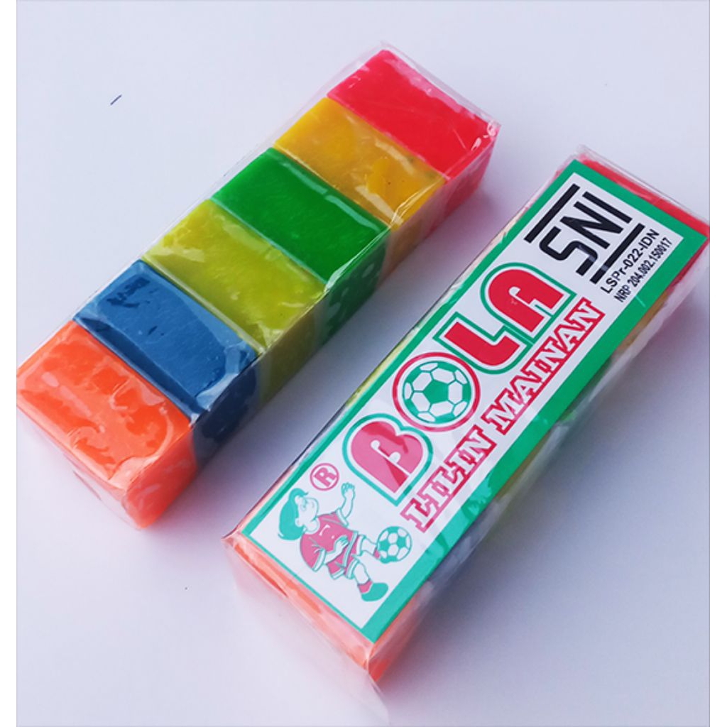 Lilin Mainan Besar / Plastisin Cap Bola SNI - 1 pcs