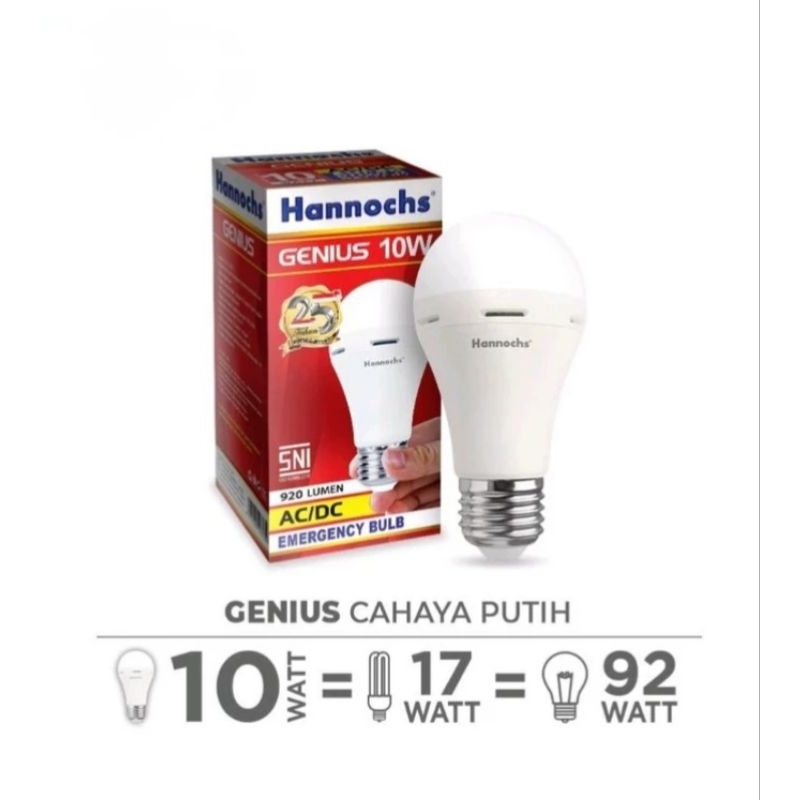 Lampu emergency LED hannochs GENIUS 10 what Lampu Emergency
