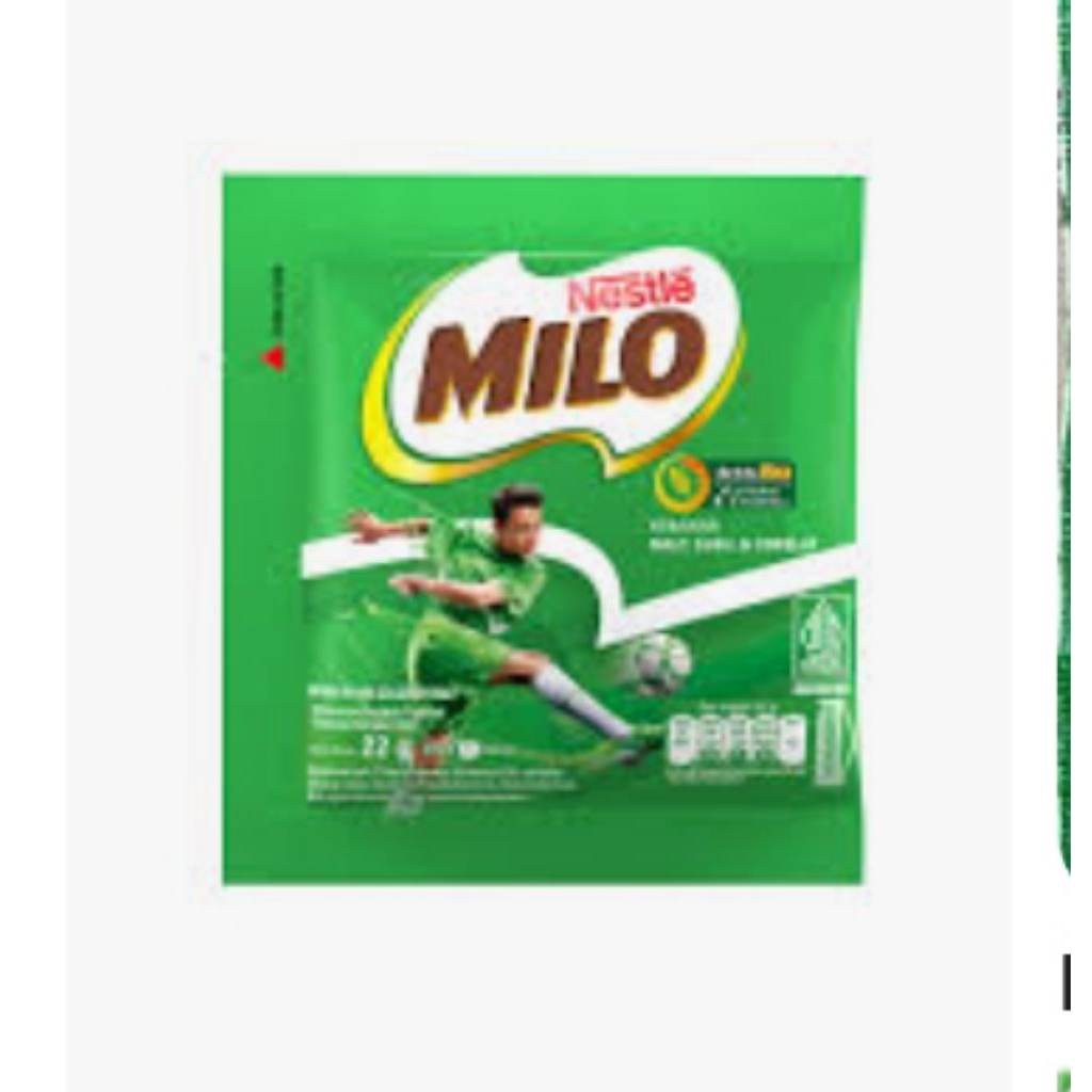 

minuman Milo 22 gram renteng isi 10 sacet