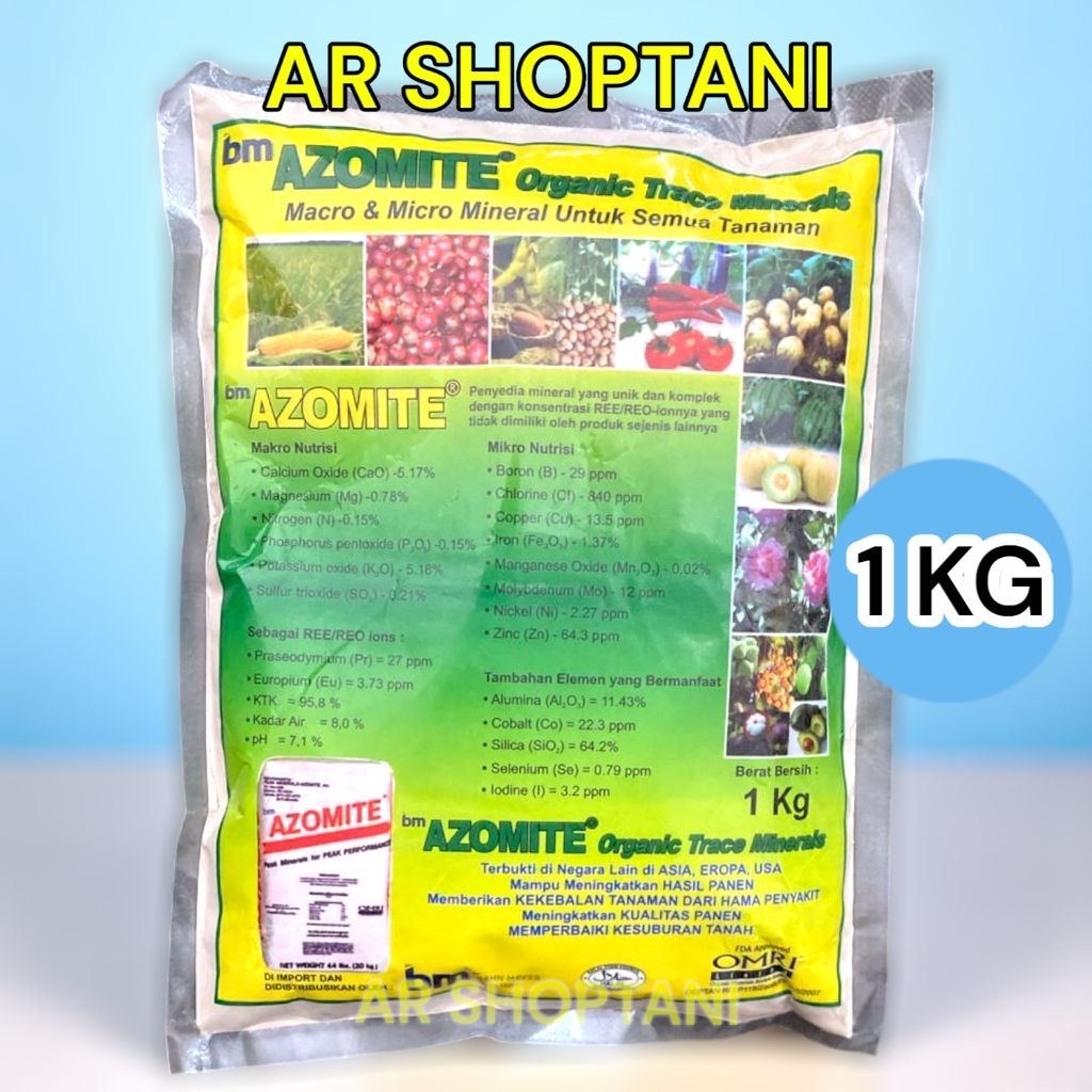 AZOMITE-BM 1KG Mineral lengkap organik