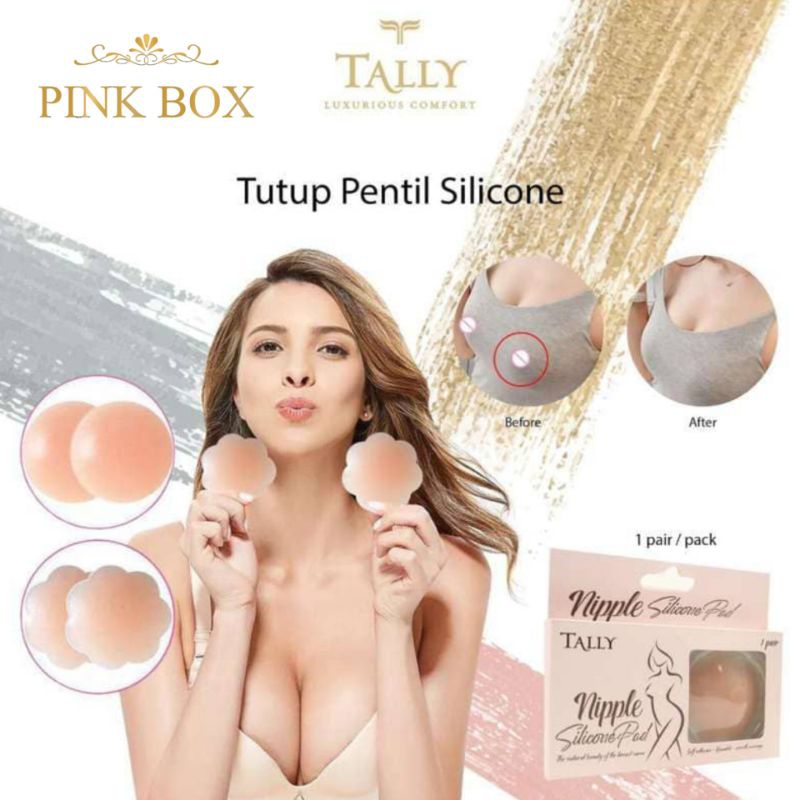 [READY] TALLY SILICON BRA TAP - PENUTUP PAYUDARA