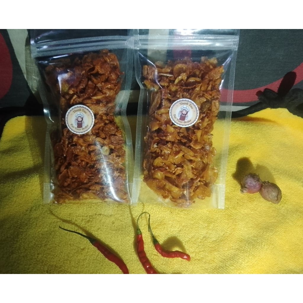 

Kripik Jengkol Pedas gurih