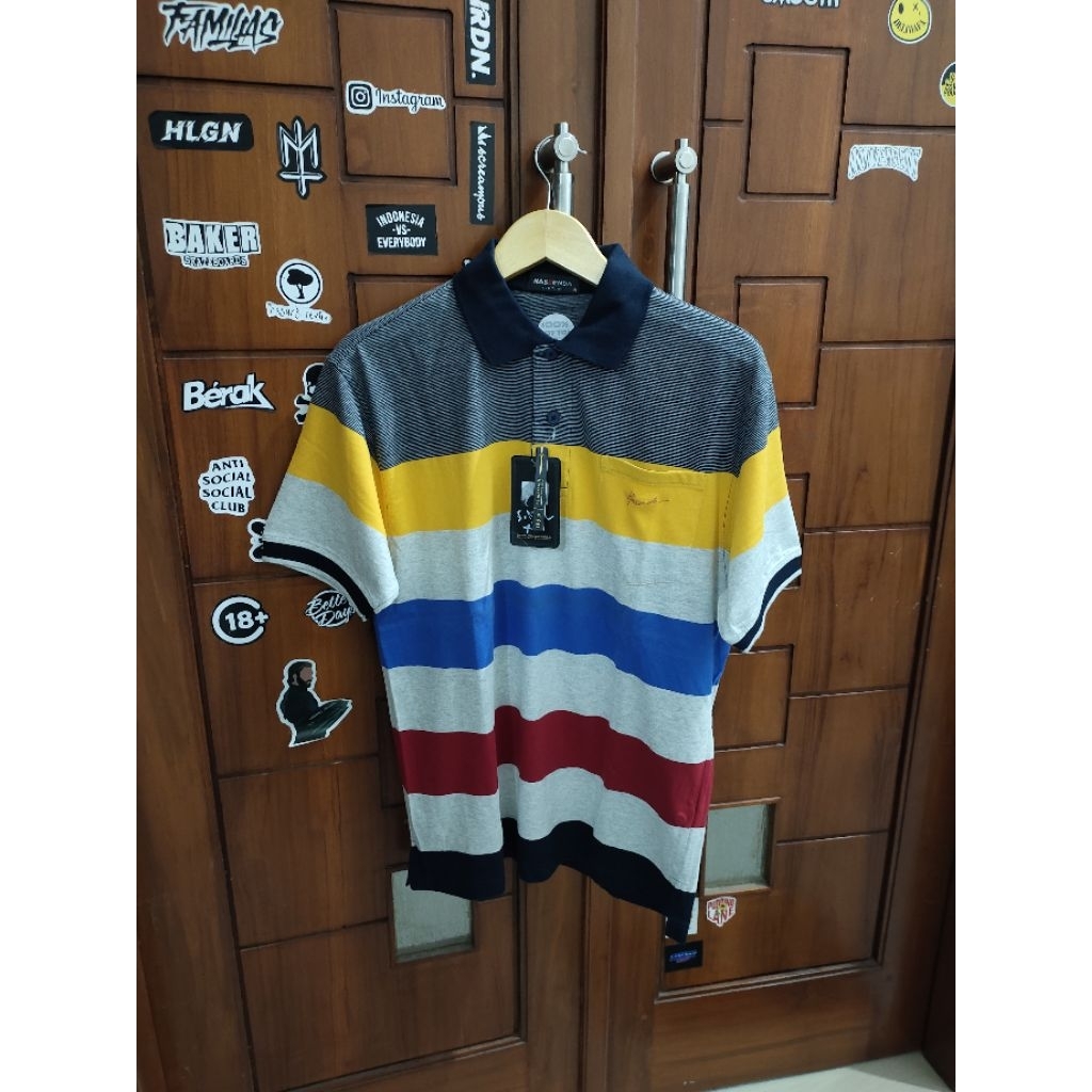 Kaos Pria Polo/Kerah Hassenda UK S, 100%Original&Murah
