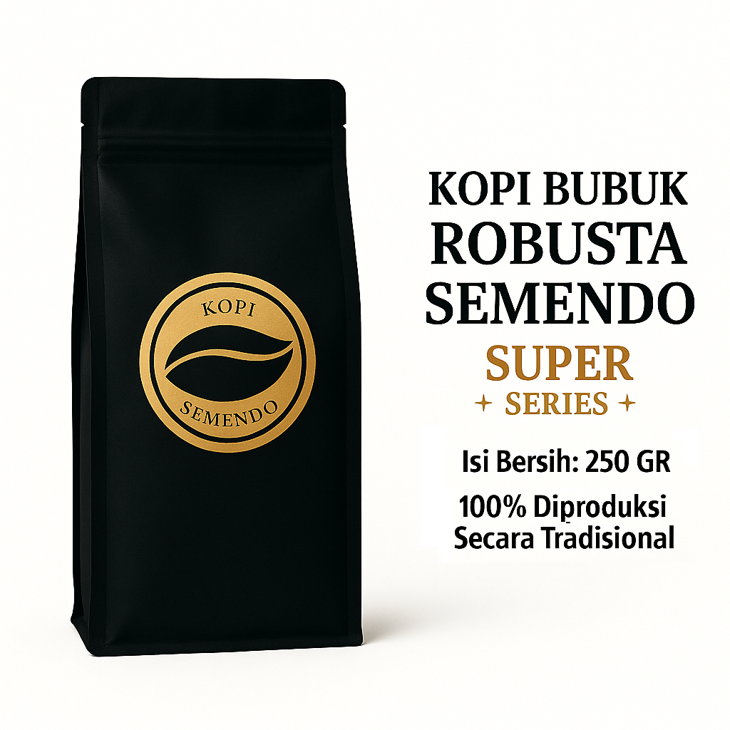 

Kopi Bubuk Robusta Semendo Varian Super 250gr – Pilihan Penikmat Kopi Murni