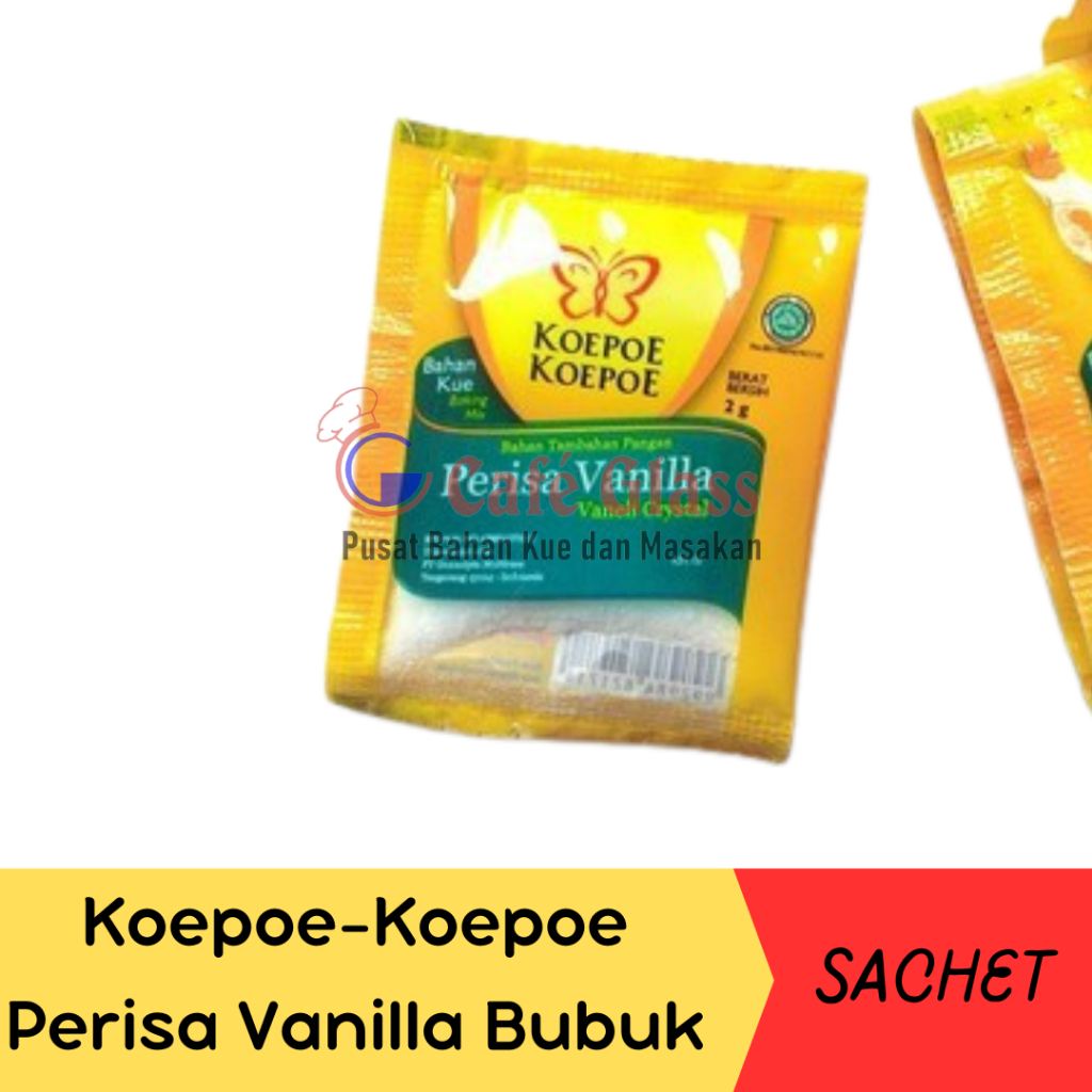 

Koepoe-Koepoe Perisa Vanilla Bubuk 2Gr(Sachet)/Isi 5 Sachet