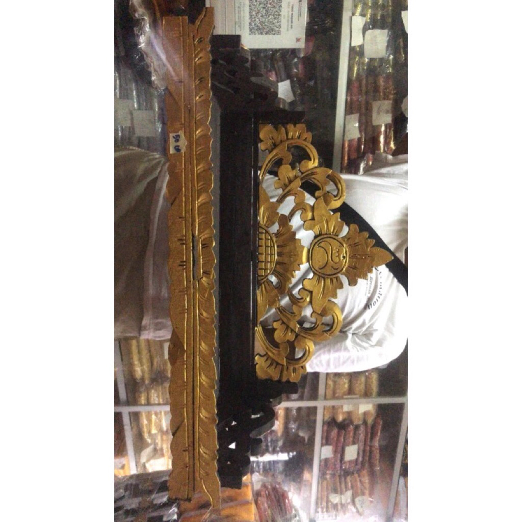 pelangkiran premium kayu cempaka ukir 50 cm