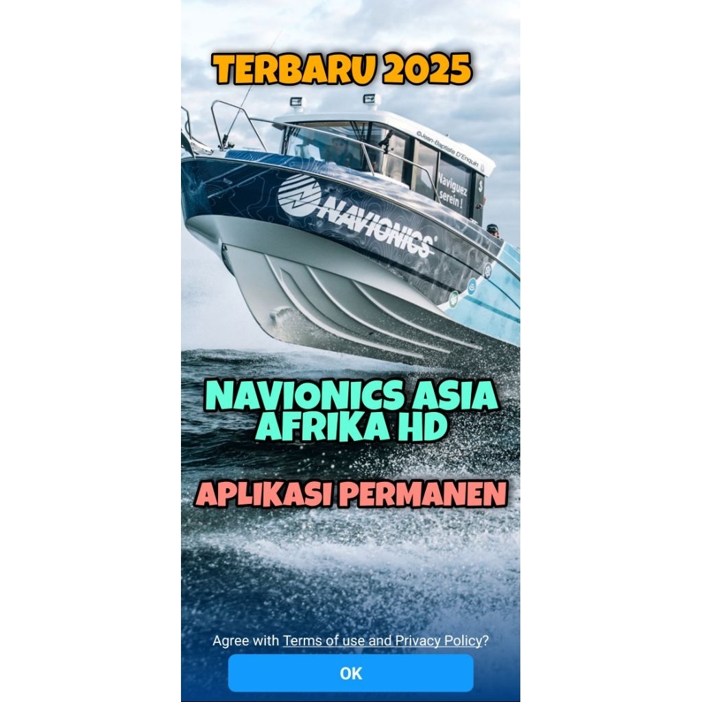 APLIKASI NAVIONICS ASIA AFRIKA HD PERMANEN