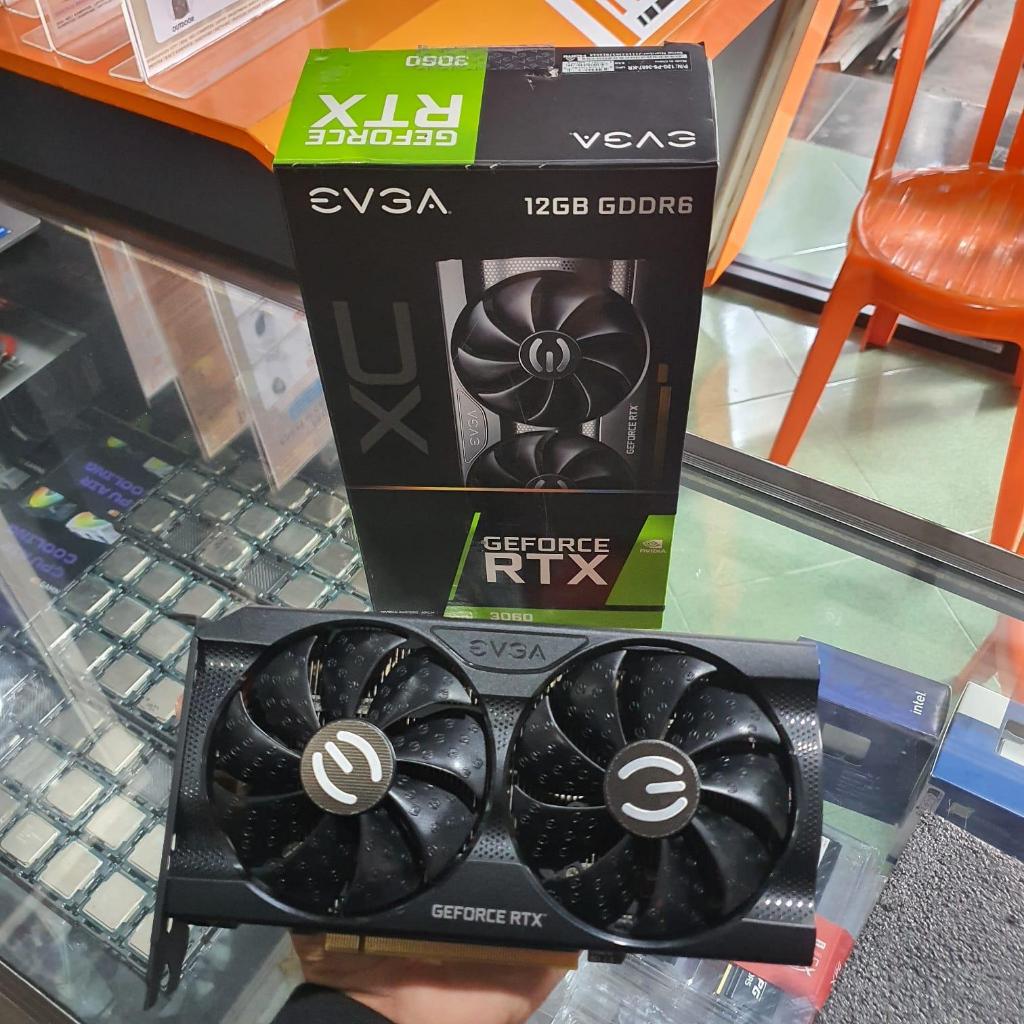 VGA EVGA GeForce RTX 3060 XC Gaming, 12G-P5-3657-KR, 12GB GDDR6, Dual-Fan, Metal Backplate