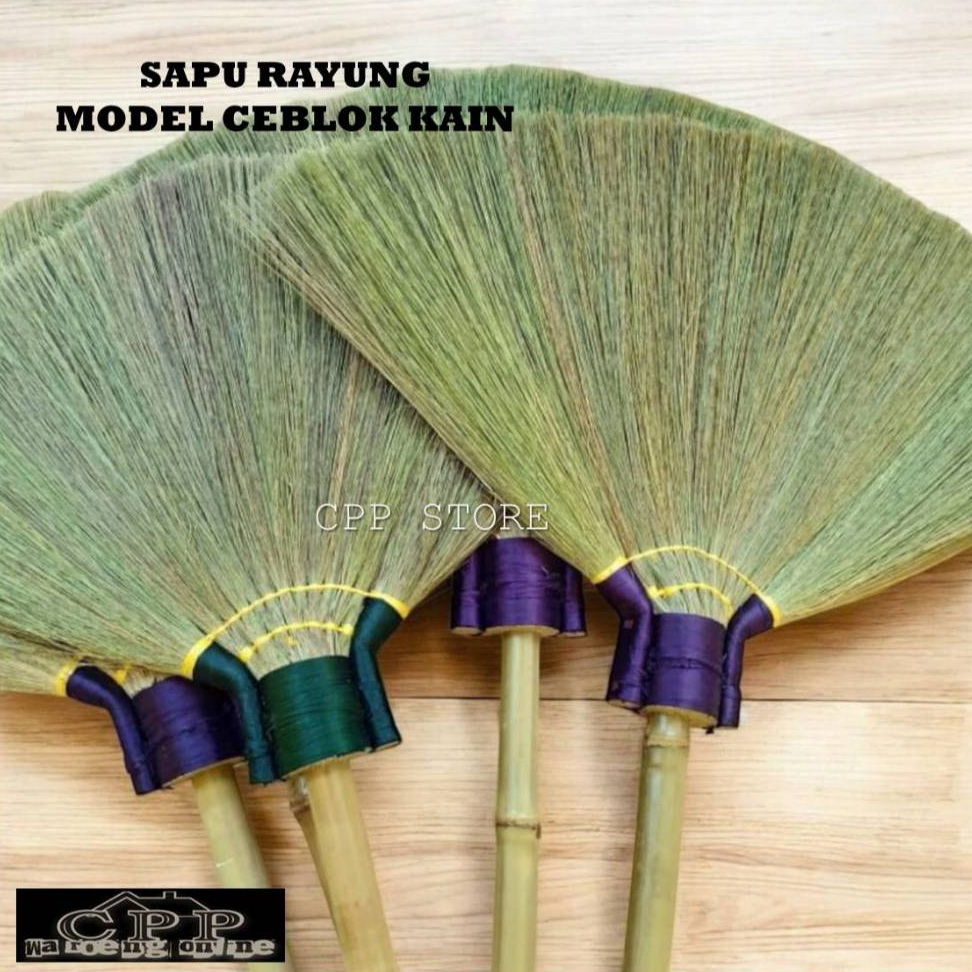 Sapu Lantai Ijuk Rayung Jerami Tebal Premium