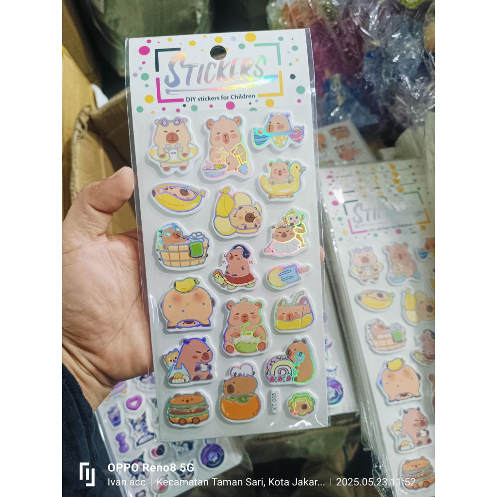 

(ECER 1 KAR)STIKER TIMBUL ANAK ANAK