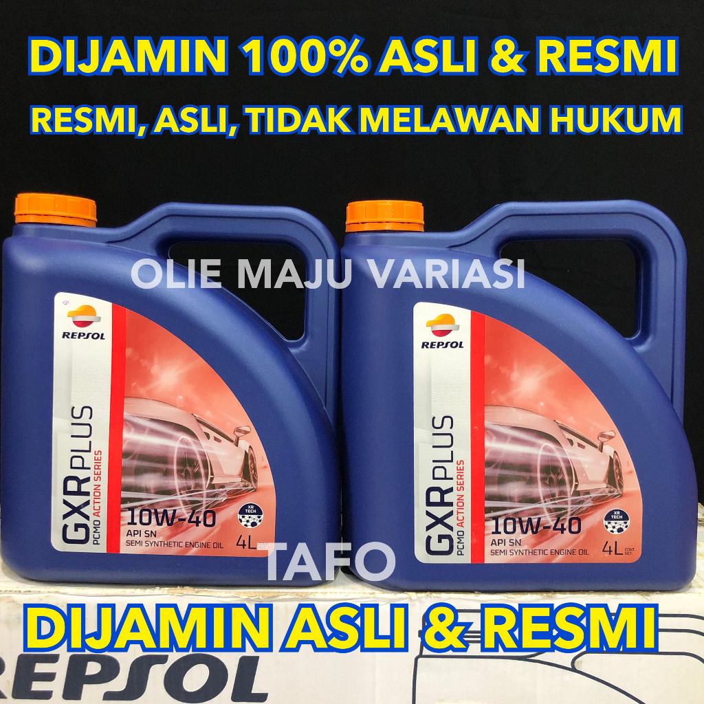 REPSOL GXR PLUS 10w40 4 LITER / OLI REPSOL GXR PLUS 10w-40