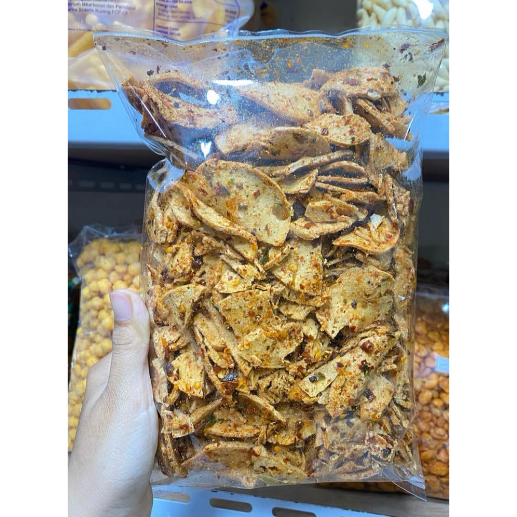 

Basreng Pedas Cikruh Chili Oil 1Kg