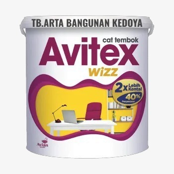 Avitex Wizz Cat Tembok Interior warna A1501 PUTIH - 5 Kg ( Gallon )