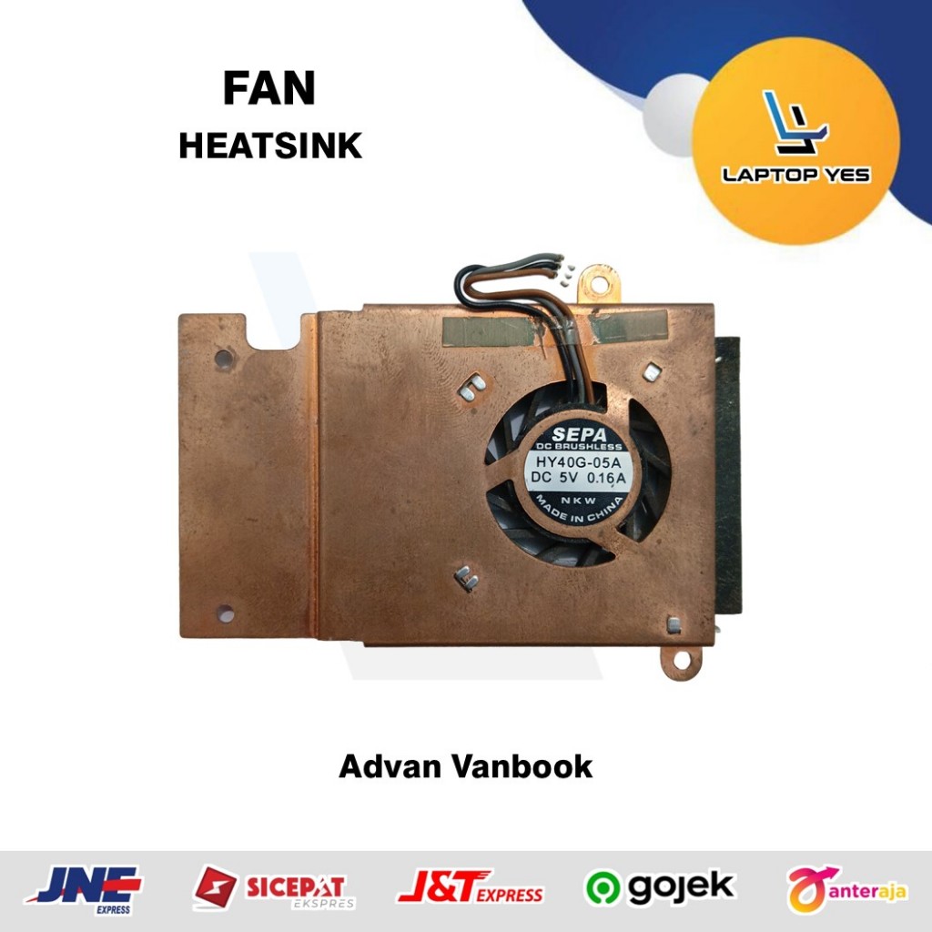 Fan Kipas Heatsink Laptop Advan Vanbook Original