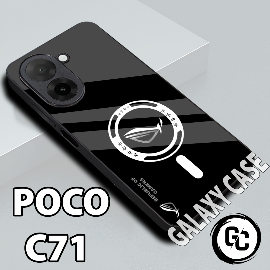 Softcase glossy POCO C71/Case POCO C71 Cowok/case POCO C71 glitter/casing POCO C71/case hp POCO C71