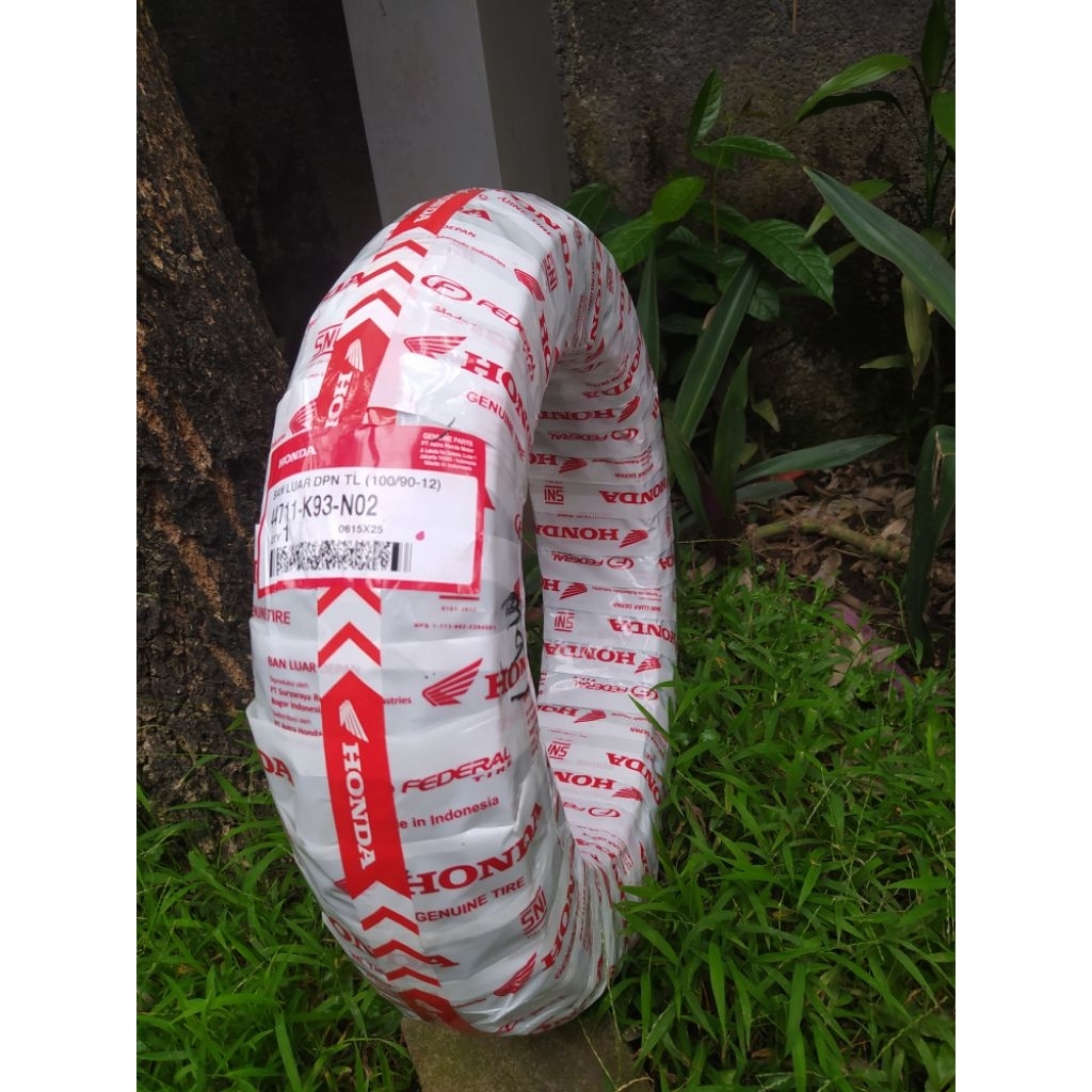 (tubeless) Ban AHM Honda 100/90-12,Ban AHM 100/90-12,Ban Honda 100/90-12,Ban depan Scoopy k2f (2020-
