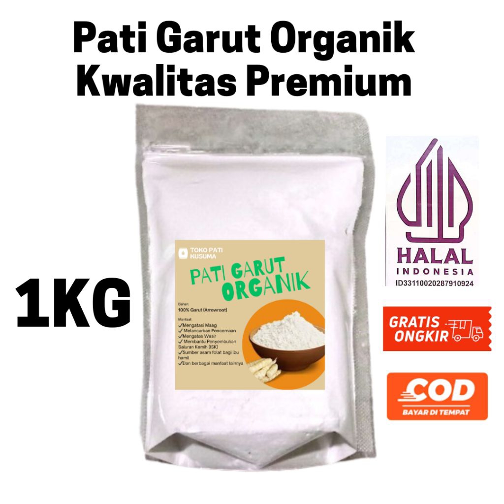 Pati Garut Tepung Garut Organik Pati Irut Obat Mag Asam Lambung