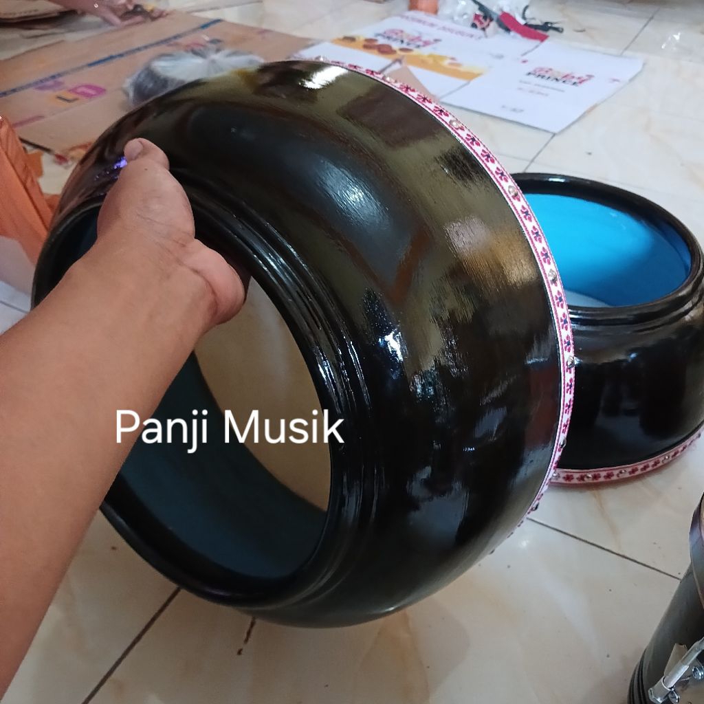 Rebana bas hadroh gendang kendang jawa ukuran 40cm