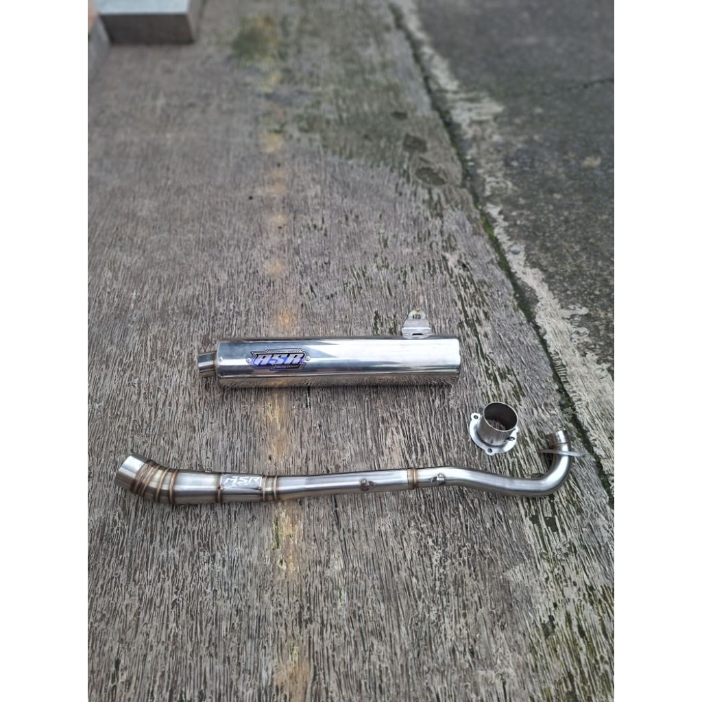 kenalpot setandar racing CKD supra x 125 batmen fre leser nma