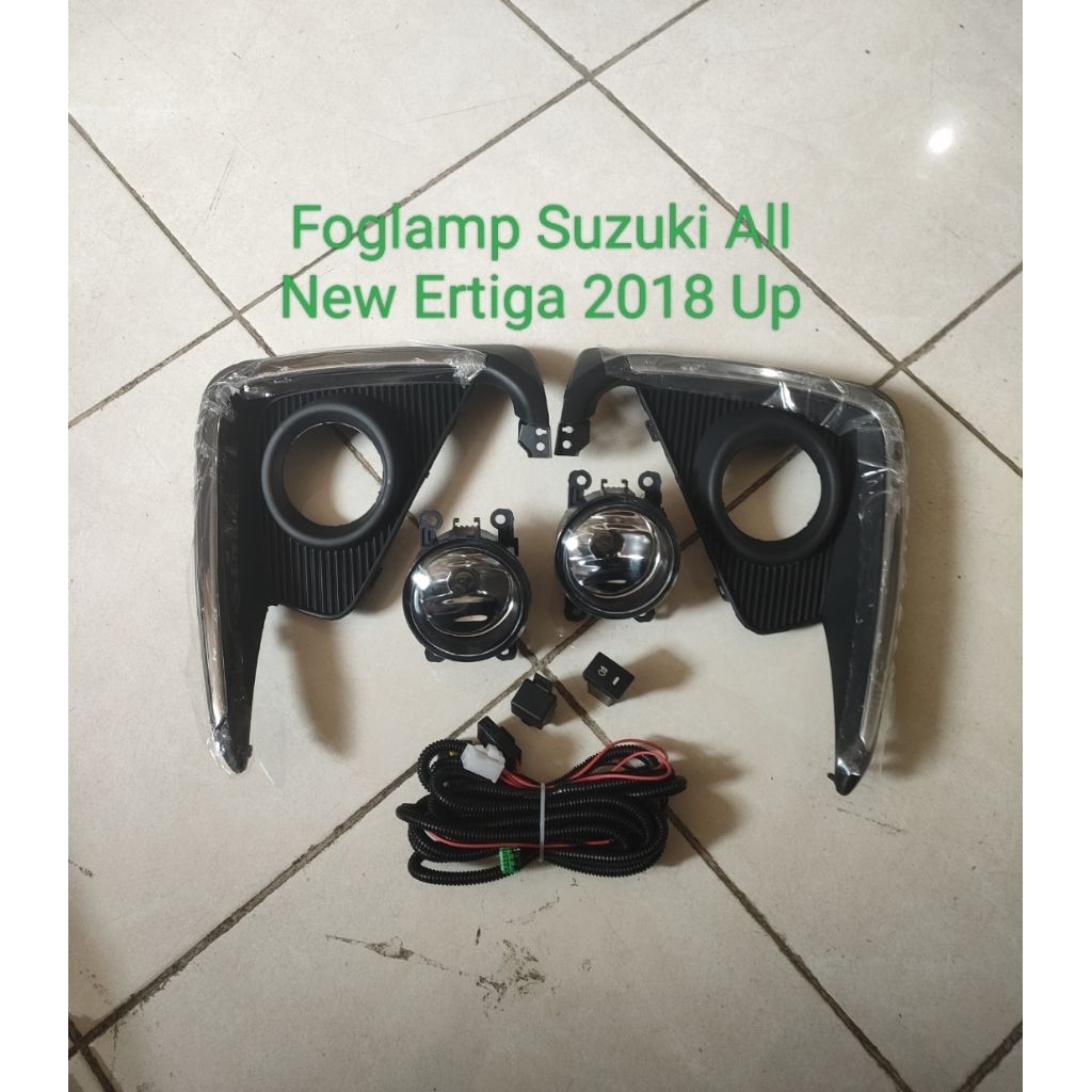 FOGLAMP LAMPU KABUT SUZUKI ERTIGA R3 TAHUN 2018 2019 2020 2021 2022 ( HARGA FULL SET )