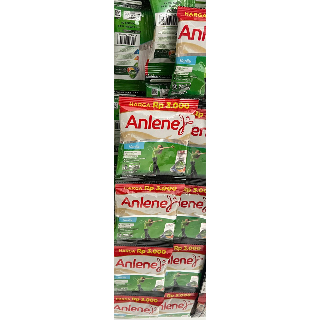 

anlene sachet 20 gram rasa vanila 3000 an