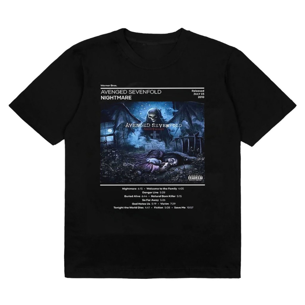 Wiksi-Clothing T-Shirt - AVENGED SEVENFOLD Kaos / Avenged Sevenfold T Shirt