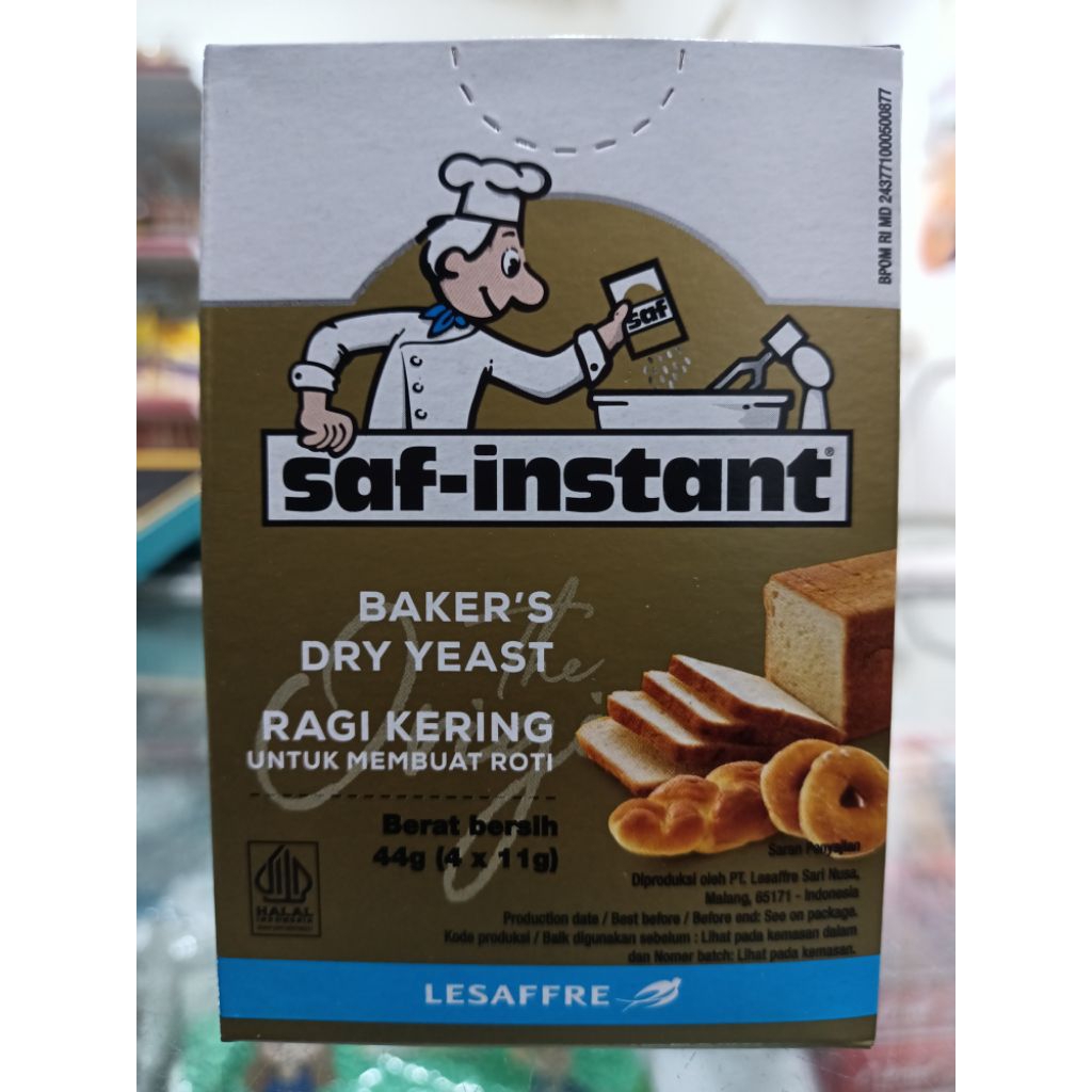 

Saf Instant / ragi instan kemasan sachet / box 11 gram