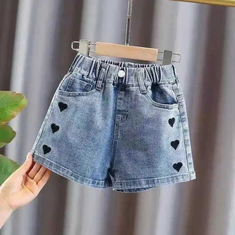 BEEKIDS LOVE SOUL - Celana Pendek Anak Perempuan 1-4Tahun Celana Pendek Jeans Anak Cewe