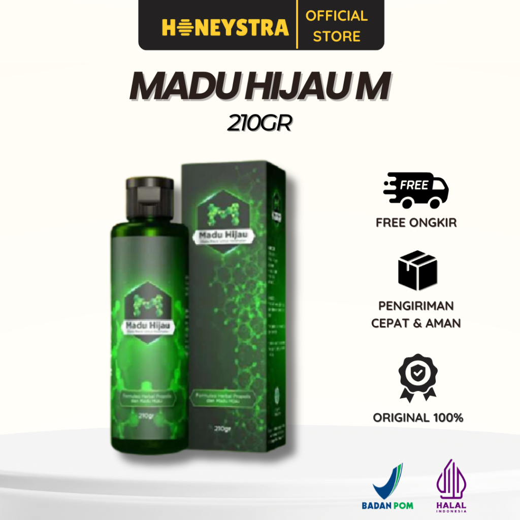 Madu Hijau 210GR Original | Obat Herbal Asam Lambung dan Gerd Kronis