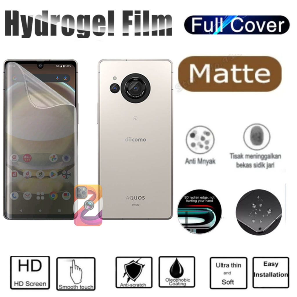 Anti gores Hydrogel matte glare Sharp AQUOS R7 R8S R8S PRO TPU Pelindung Jelly