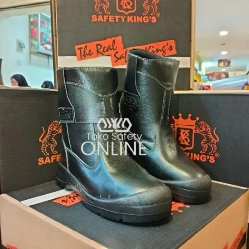 Sepatu Safety Kings Boots KWD 805X Hitam - Safety Shoes Kings Original