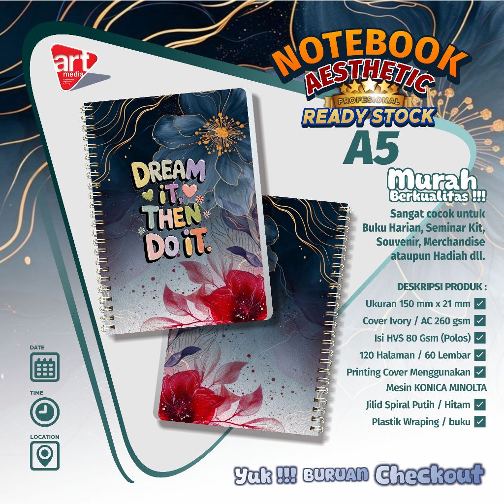 

REDY STOCK_NOTEBOOK A5_NOTEBOOK A5 AESTETHIC_NOTEBOOK A5 SPIRAL_NOTEBOOK A5 CUSTOM_NOTES A5_SOUVENIR SEMINAR_CUSTOM BLOKNOTE A5_HARGA MURAH DAN BERKUALITAS