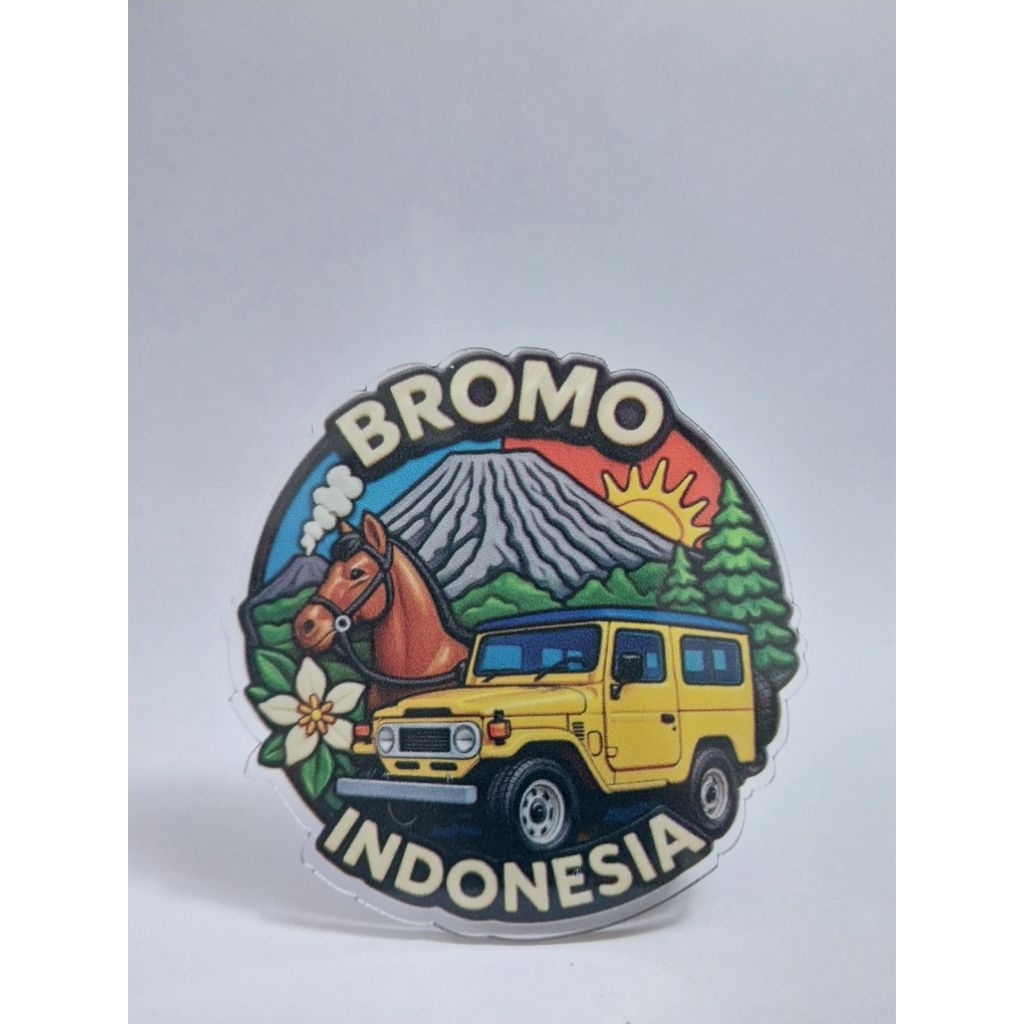 Magnet Kulkas / Tempelan Kulkas / fridge magnet akrilik BROMO