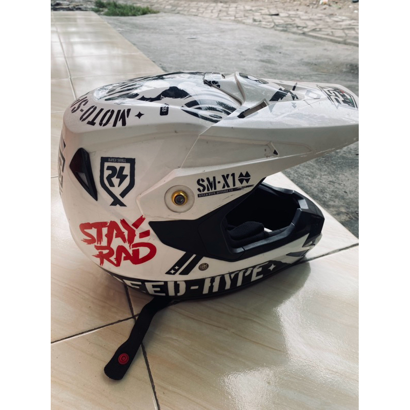 HELM ORCA RSV WHITE BLACK SECOND MULUS