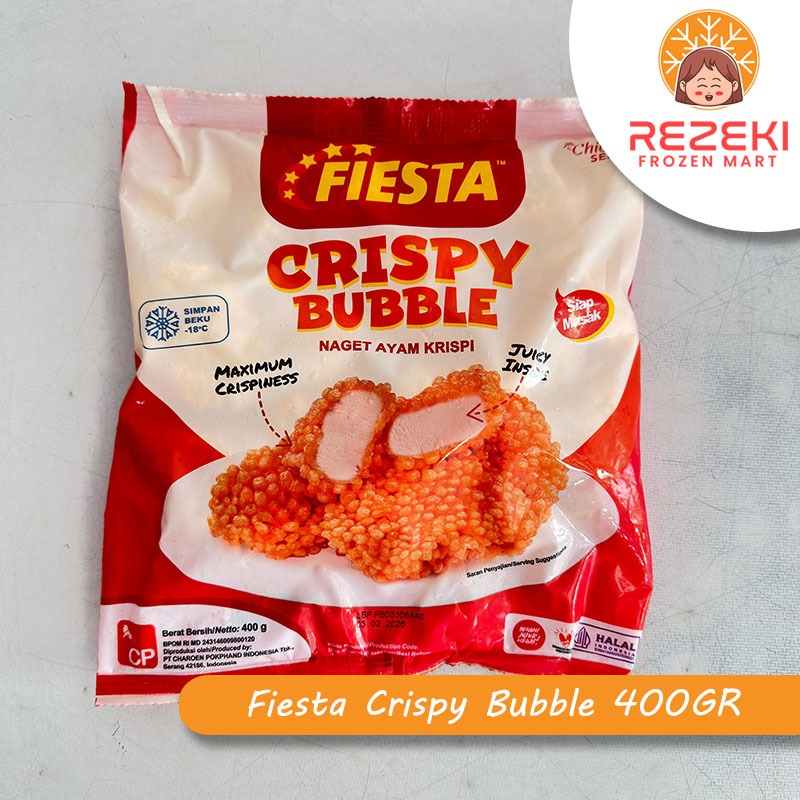 

Fiesta Crispy Bubble 400 Gr | Naget Ayam Krispi | Frozen Food Murah