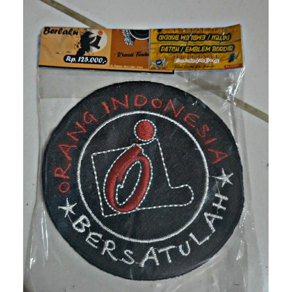 PATCH emblem bordir BONGKAR AKSESORIS IWAN FALS dan Oi "LogOi6"