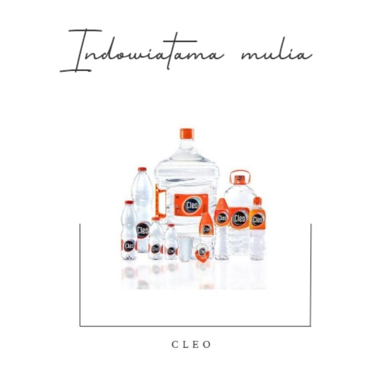 

CLEO 220ml GELAS & BOTOL / 1,500ml / 550ml / 330ml