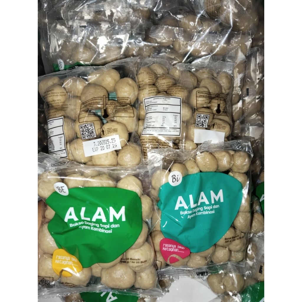 

BAKSO sapi PAKET 2 BUNGKUS isi 50butir + 25butir