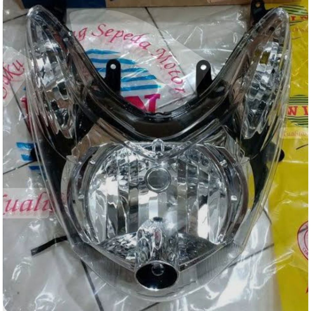 lampu depan reflektor motor yamaha mio soul