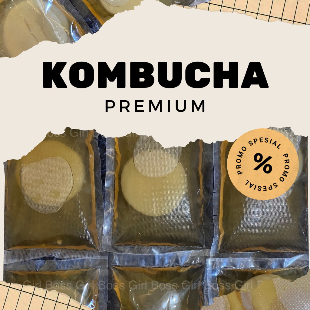 

KOMBUCHA UKURAN 7-8 CM FREE STARTER 200ML