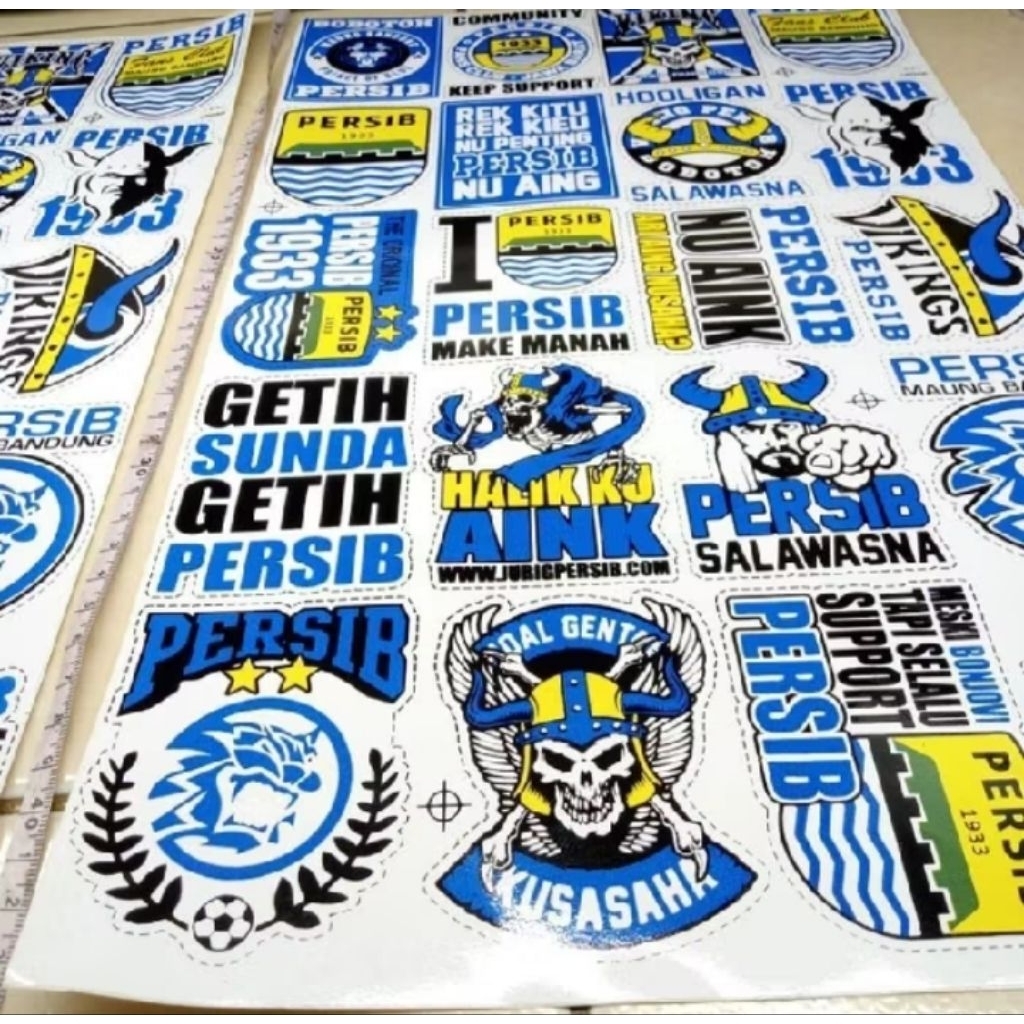 

Stiker Persib Bandung 1 Lembar Stiker Bobotoh fans